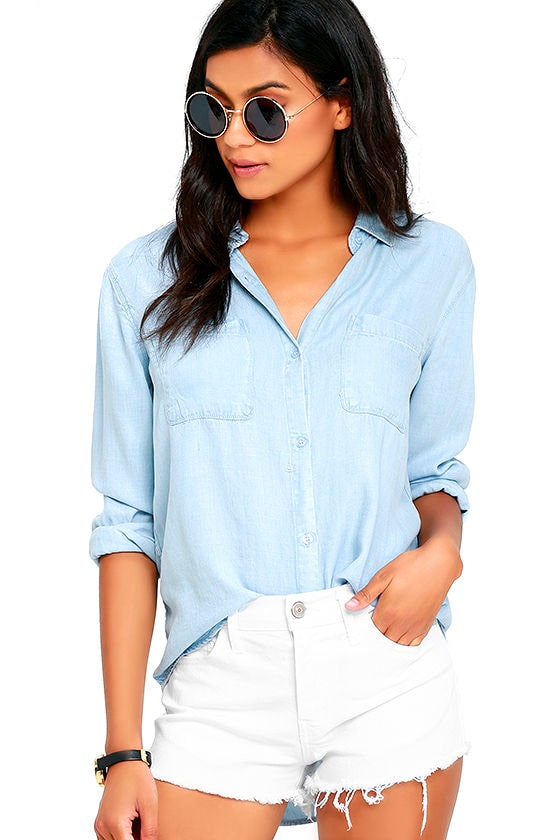 Off-Road White Cutoff Denim Shorts 2