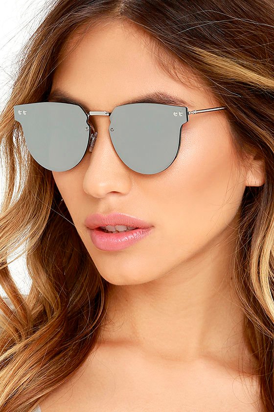 Spitfire Cyber Silver Mirrored Sunglasses 1