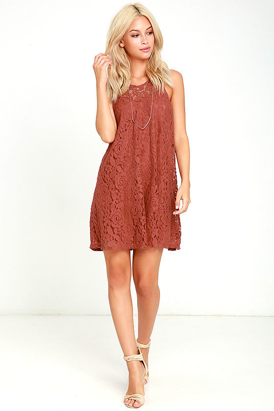 Marsala Dress w/ Side Shirring main image 1
