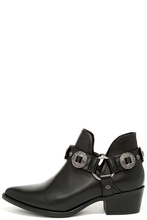 steve madden odette black leather