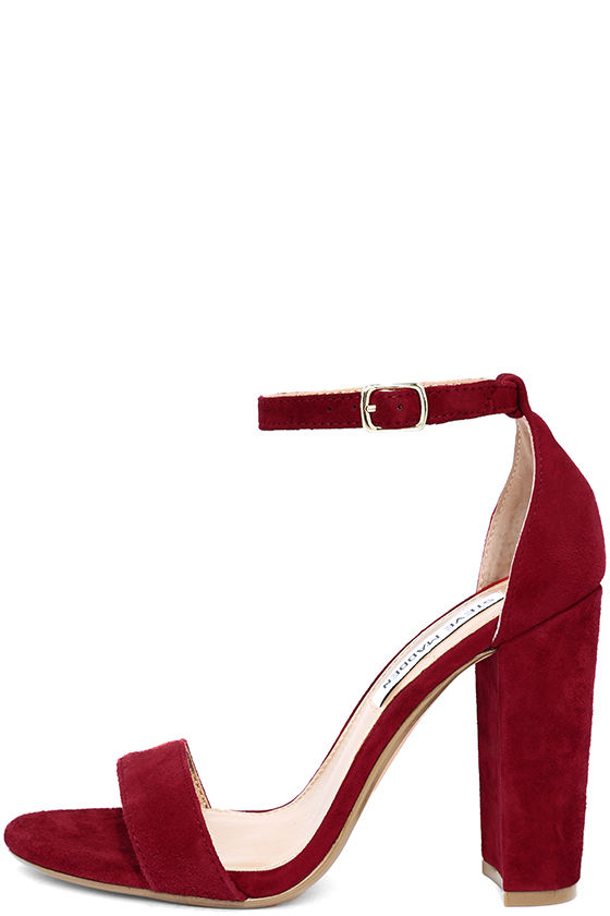 dark red heel