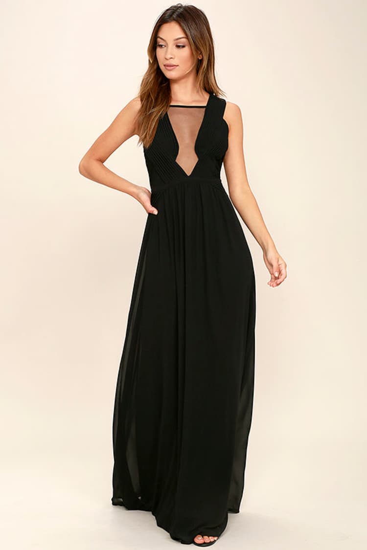 sexy flowy maxi dress S Blue Long Western Dresses main image 1