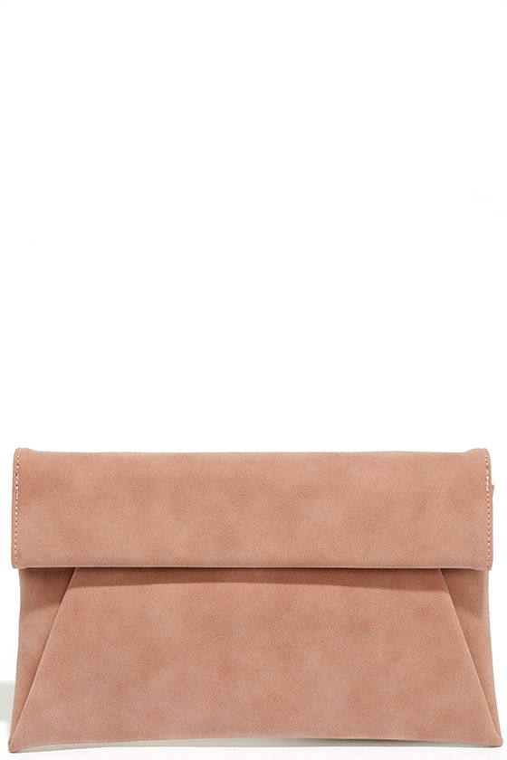 Curated Selection Blush Pink Clutch 2