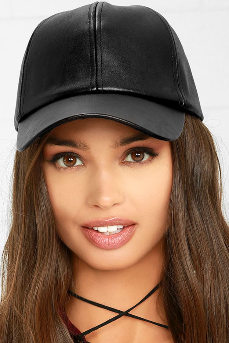 Splendid x Cella Jane Vegan Leather Baseball Hat