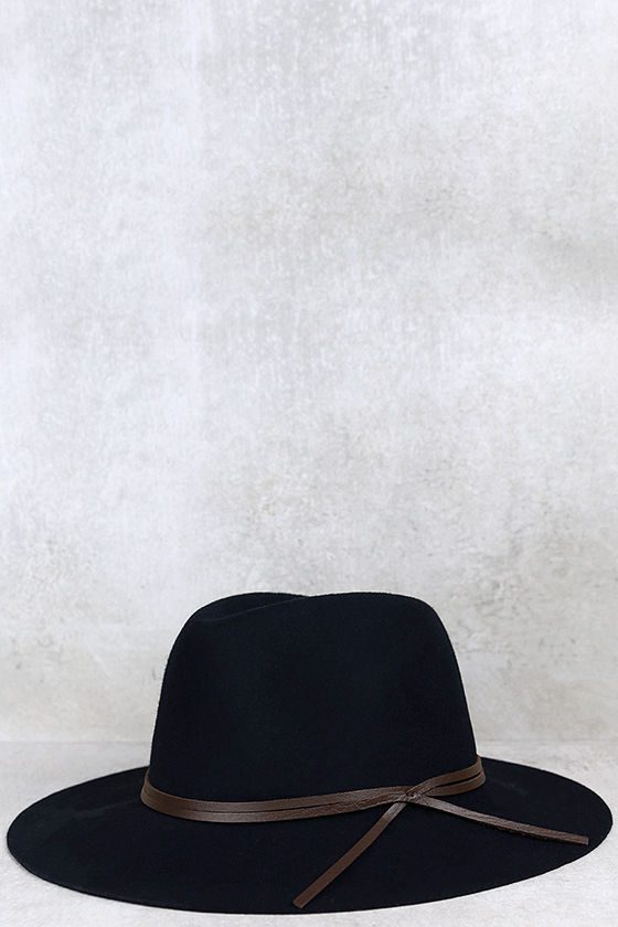 Umbo Collections Fedora Hat - Black