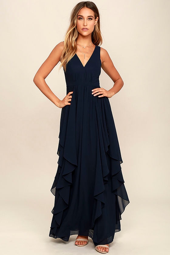 lulus navy dress