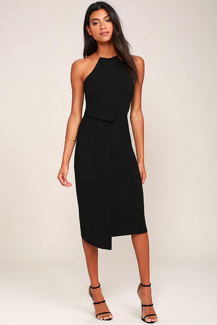 Keepsake Clockwork Dress - Black Dress - Midi Dress - $189.00 - Lulus