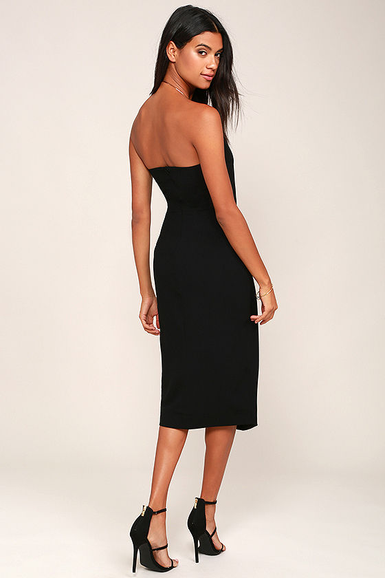 Keepsake Clockwork Dress - Black Dress - Midi Dress - $189.00