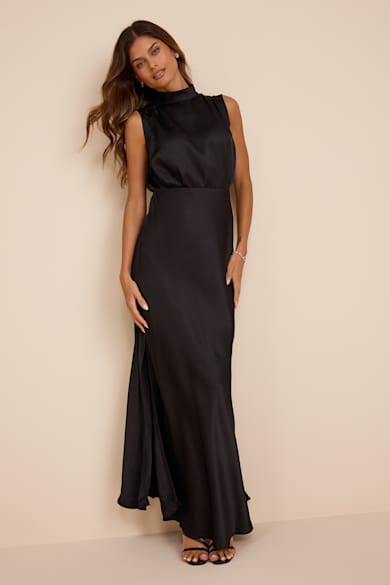 princess polly baby blue dress Black Bridesmaid Dresses - Classic & Chic main image 0
