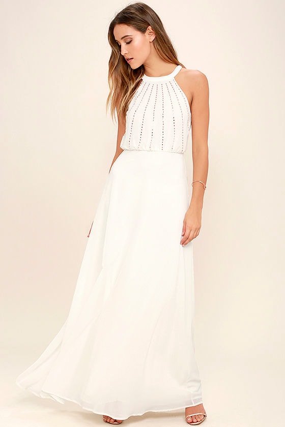 beaded maxi