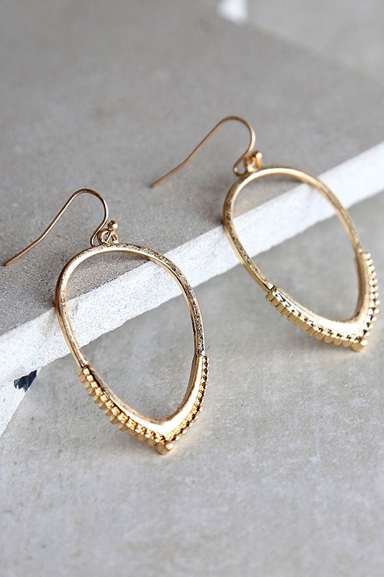 Boho Earrings Gold Earrings Dangling Earrings 11.00 Lulus