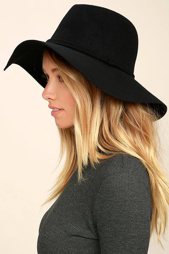 Wishing on a Star Black Fedora Hat 2