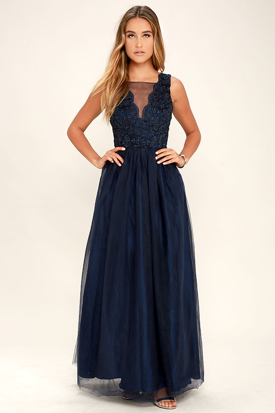 night dress blue