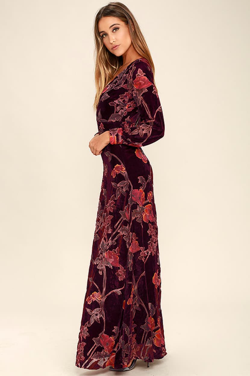 knee length dresses for ladies Petal and Pup Women's Keziah Long Sleeve Maxi Dress