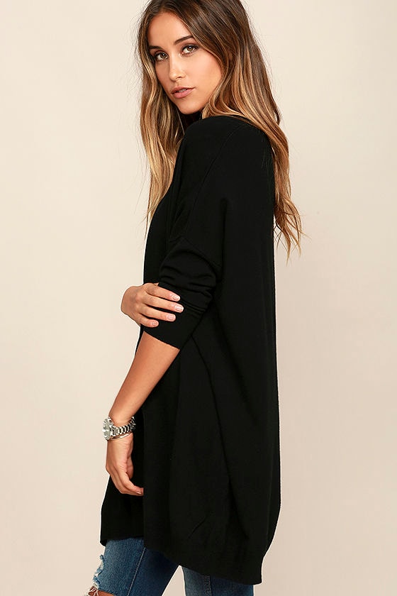 ベスト・ジレ THEORY Women Sweater O1116707 57079 001 BLACK Black LBLOE Oversized Sweater Vest for Women V Neck Sleeveless