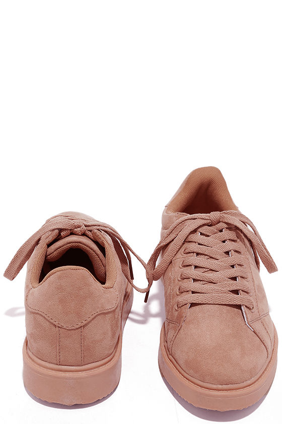 mauve colored sneakers