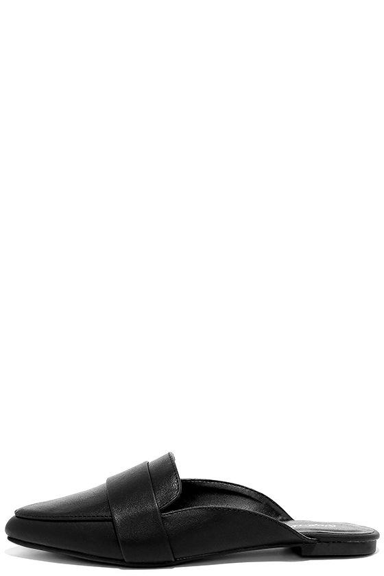 Chiavari Black Loafer Slides 2