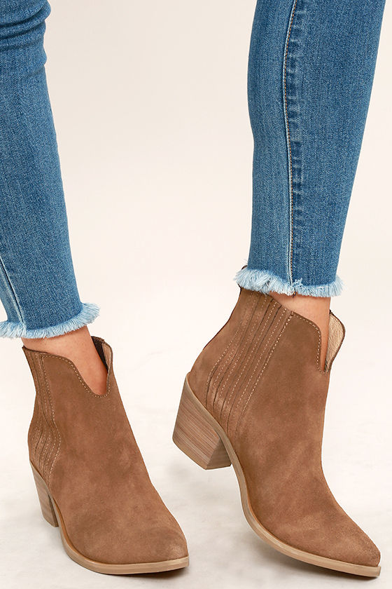 steve madden suede booties