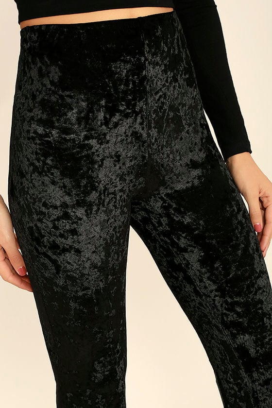 black velvet pants mens