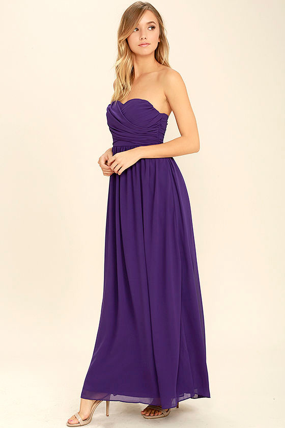 coast purple maxi dress