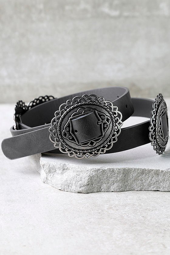Black & Silver Menudo Belt main image 1