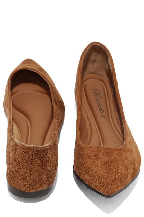 office tan flats