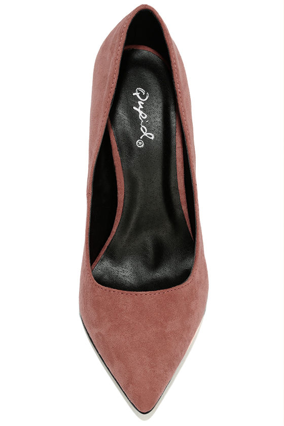 pumps mauve