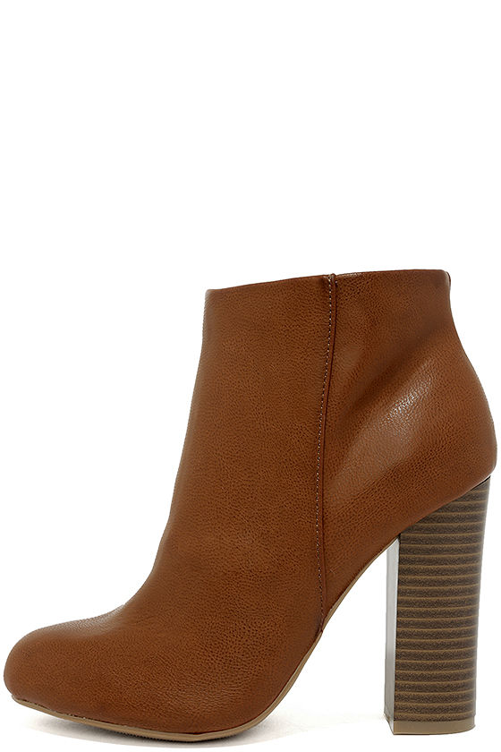 Cute Brown Booties - High Heel Booties - Ankle Booties - $37.00 - Lulus