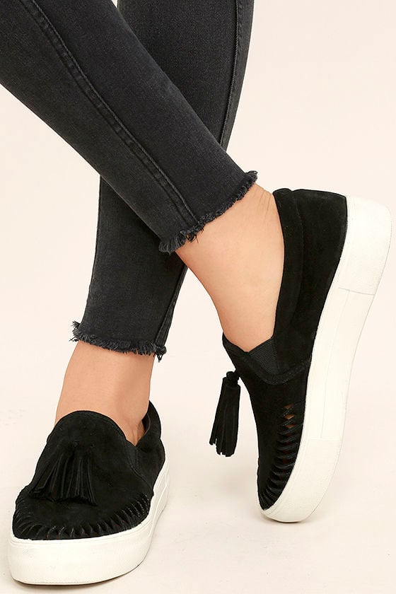 j slides leather sneakers
