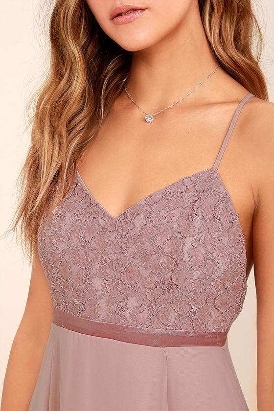 Embrace Your Beauty - Mauve Dress