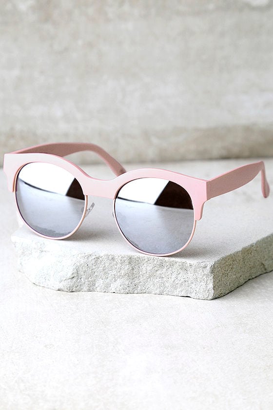 Perverse Kayla Ray Pink Mirrored Sunglasses