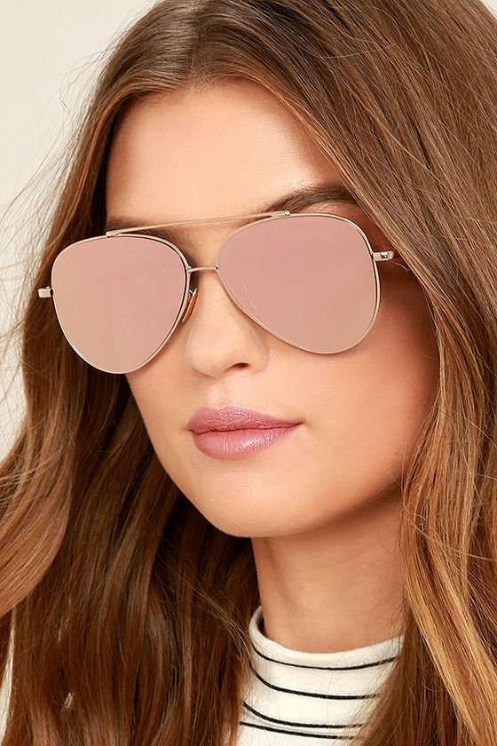 Perverse Toni Bologni Pink Mirrored Sunglasses Aviator Sunglasses