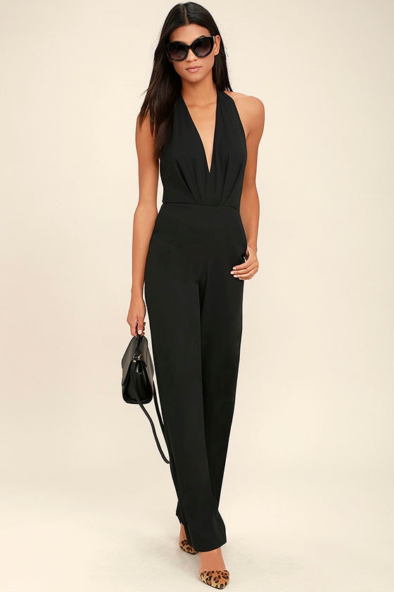 sexy black jumpsuit