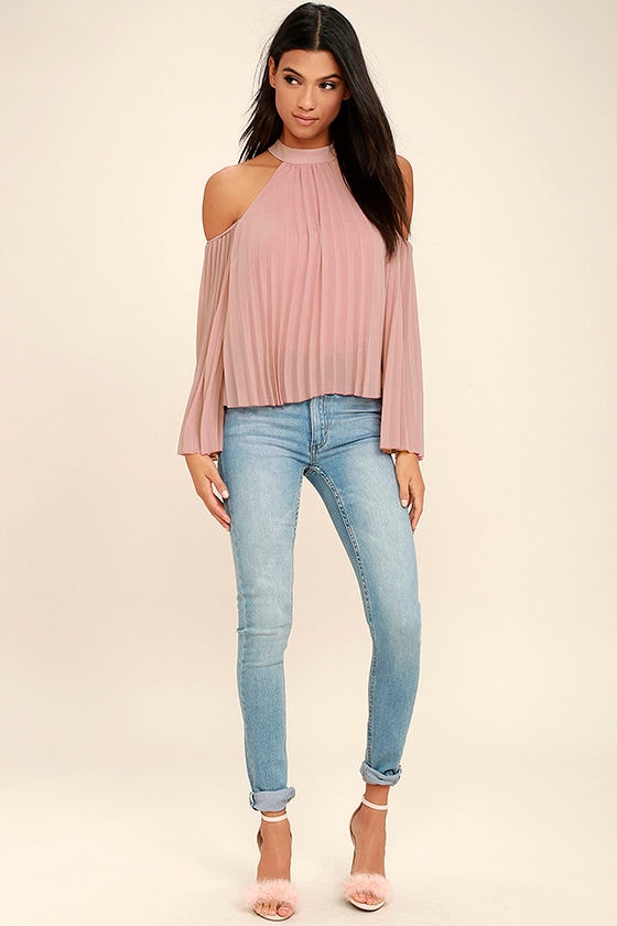 Cheerful Little Earful Mauve Pink Top