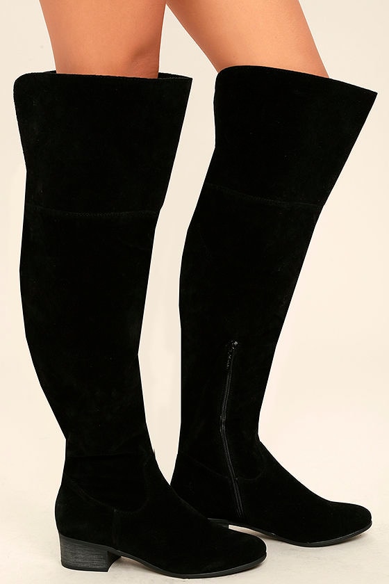 vegan overknee boots