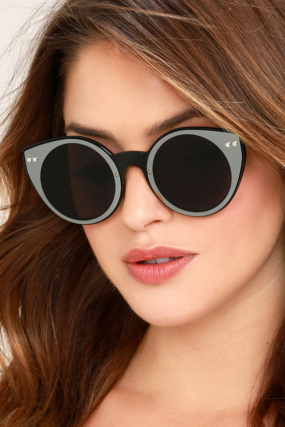 Spitfire Alpha 1 Sunglasses - Black and Silver Mirrored  display picture 2
