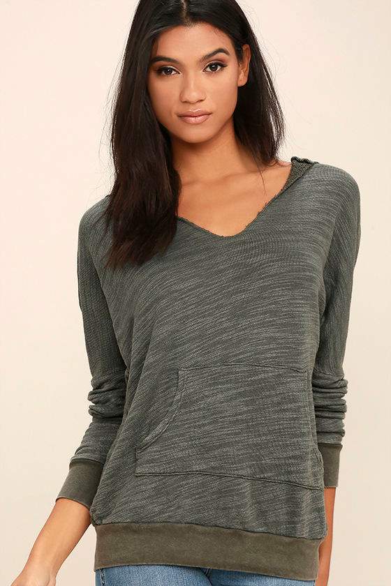 Olive green sweater jacket Clearance
