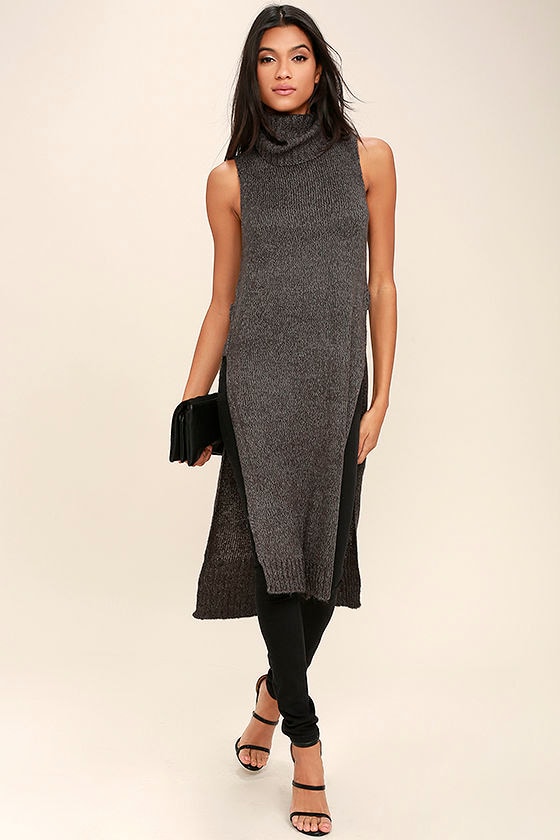 turtleneck maxi