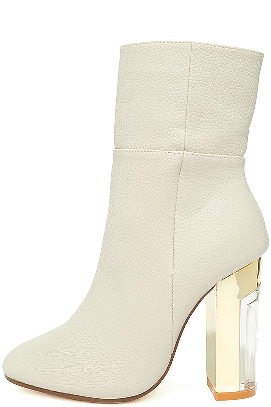 off white heel boots