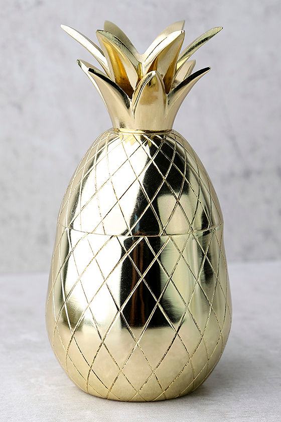 The Pineapple Co. Pineapple Tumbler - Gold Pineapple - Pineapple
