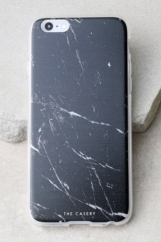 The Casery Black Marble iPhone 6 and 6s Case