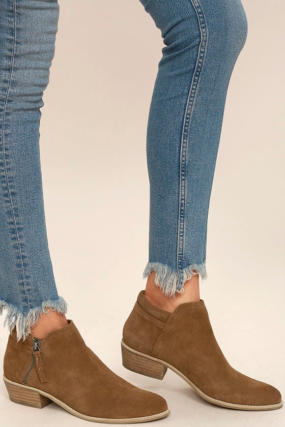 steve madden camel booties