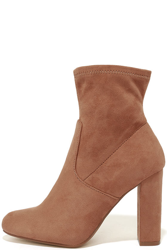 steve madden camel booties