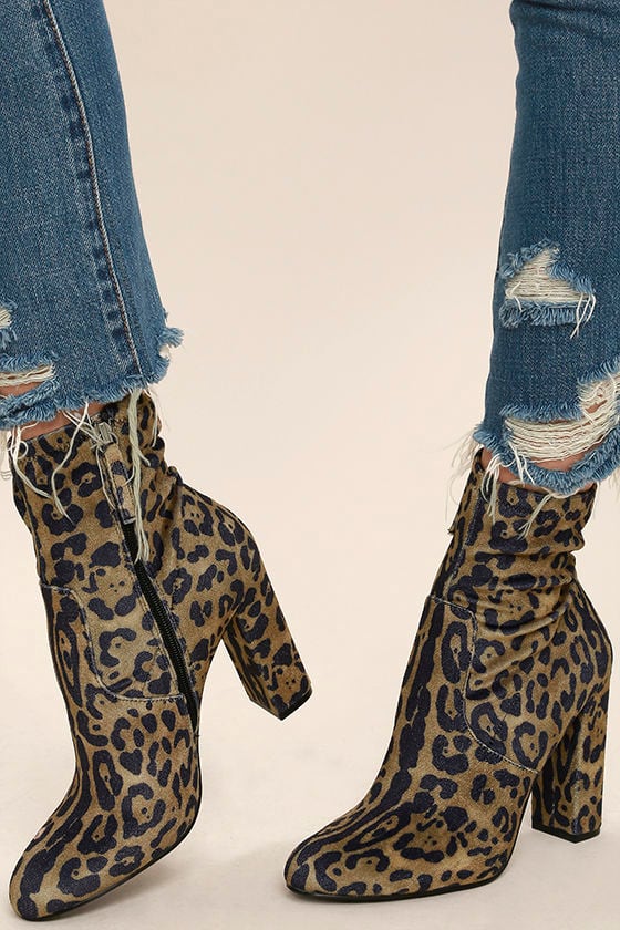 leopard print booties steve madden