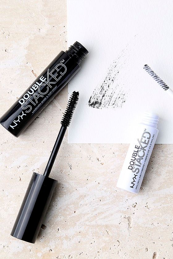 NYX Double Stacked Mascara Fiber Mascara Lengthing Mascara 15.00