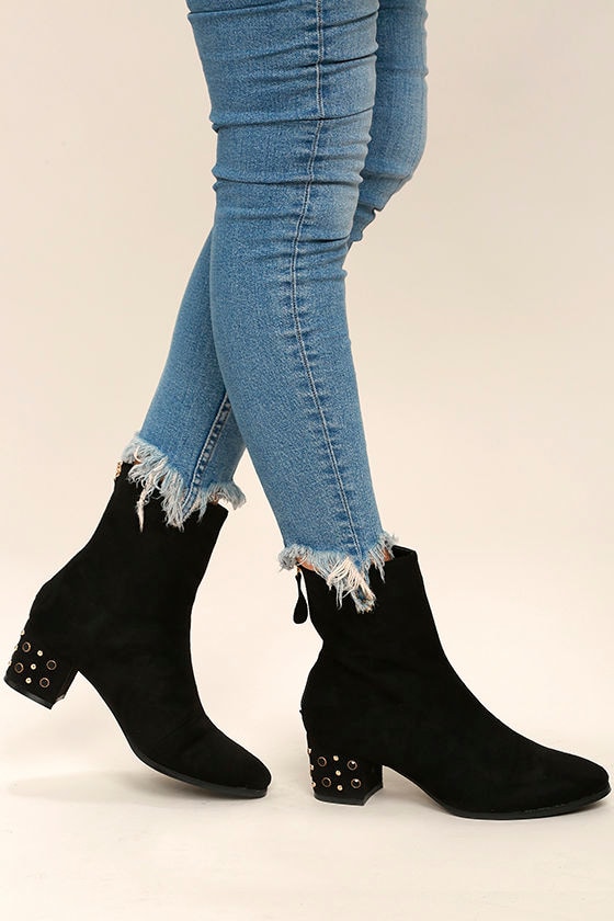 mid calf studded boots