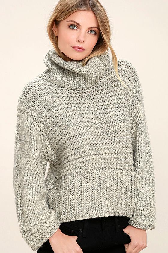 Cora Sweater, Heather Grey main image 1