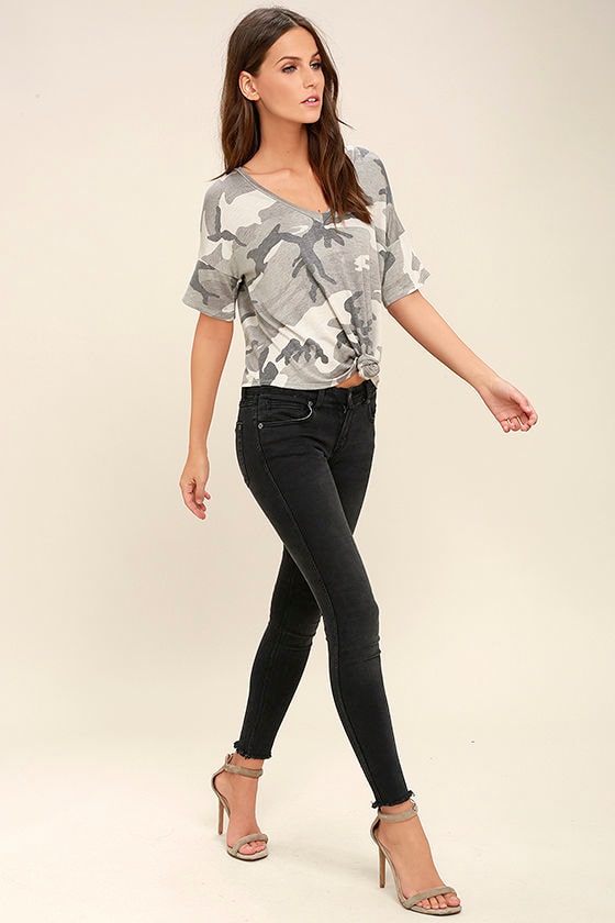 Be All You Can Be Grey Camo Print Tee 2