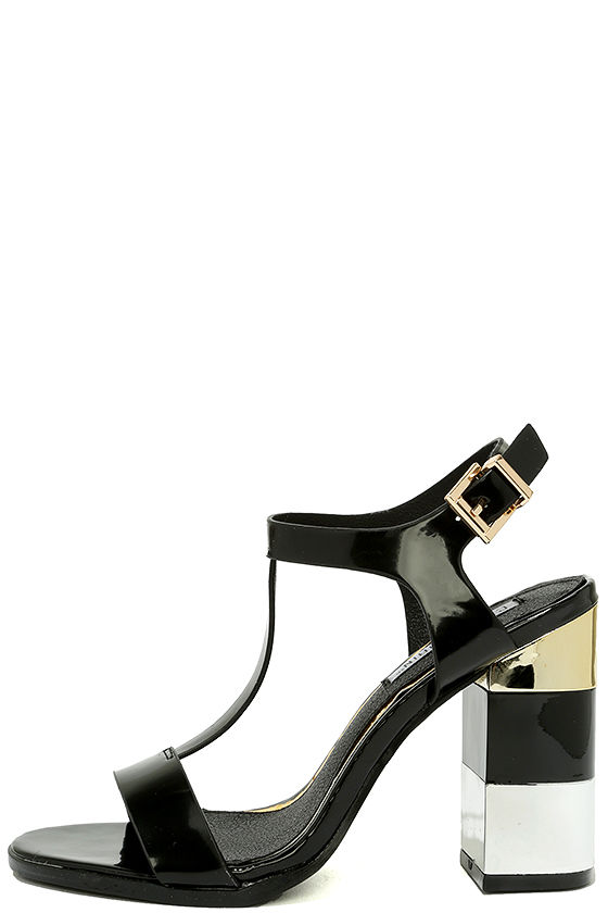Eloise Black High Heel Sandals 2