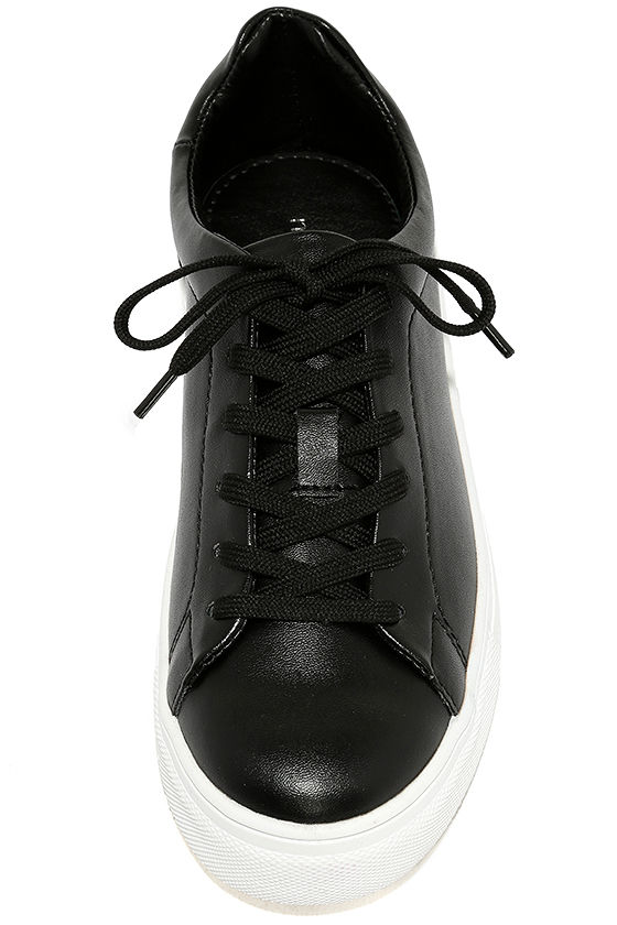 Madden Girl Kitten - Black Sneakers - Flatform Sneakers - $49.00